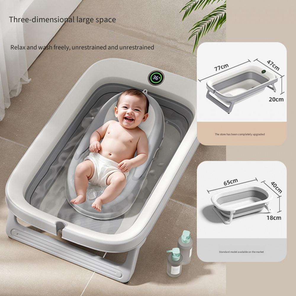 large sit lie foldable baby bathtub household newborn soaking bath tub kids bath bucket baby bathing accessory