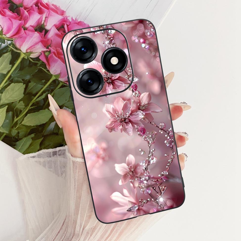 Case For Tecno Spark 10 Cover KI5q Cute Cat Fashion Butterfly Painted Casing For Techno Spark 10 Bumper