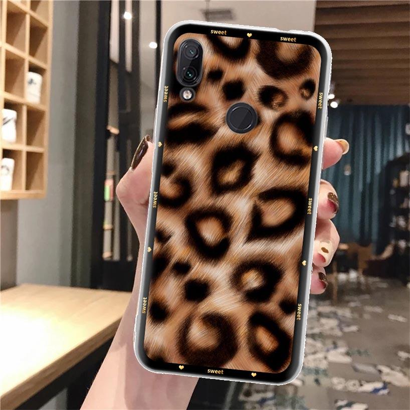 Animal Leopard Print Silicon Phone Case For Xiaomi Redmi Note 10 9S 9 8T 8 Pro 7 5 9T Mi 12T 11T 10T 12 11 Lite 11i A3 Cover