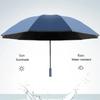 Automatischer Regenschirm Super Groß Damen Herren Luxus Business Winddichte Schirme Regen Reflektierender Streifen Sonnenschirm
