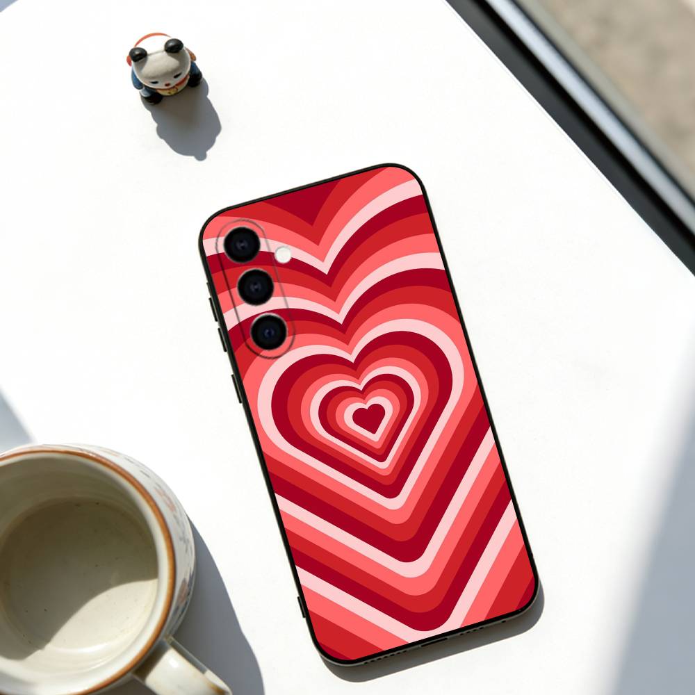 

Clean line art Phone Case Black Silicone Soft For Samsung Galaxy A73,A72,A71,A70,A53,A52,A51 Samsung a53 5g