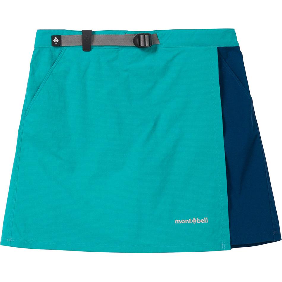MONTBELL Color-Block Mid-Waist Quick-Dry Running Skirt Pants with Anti-Exposure Feature Casual Sports Shorts Women's