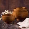 Japanische Saure Jujube Holzschale für Erwachsene und Kinder Holzschale Reissalat Nudelschale Haushaltsgeschirr