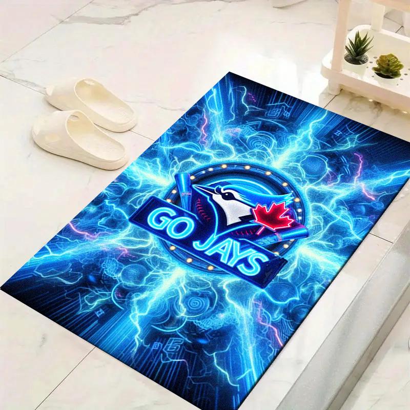 Toronto Blue Jays Teppich für Wohnzimmer Schlafzimmer Zuhause Sofadekoration, Kinderspiel rutschfeste Fußmatte