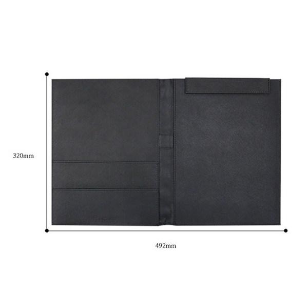 Hikis moderní designová dvouskládací deska na pořadače, černá, 1 kus