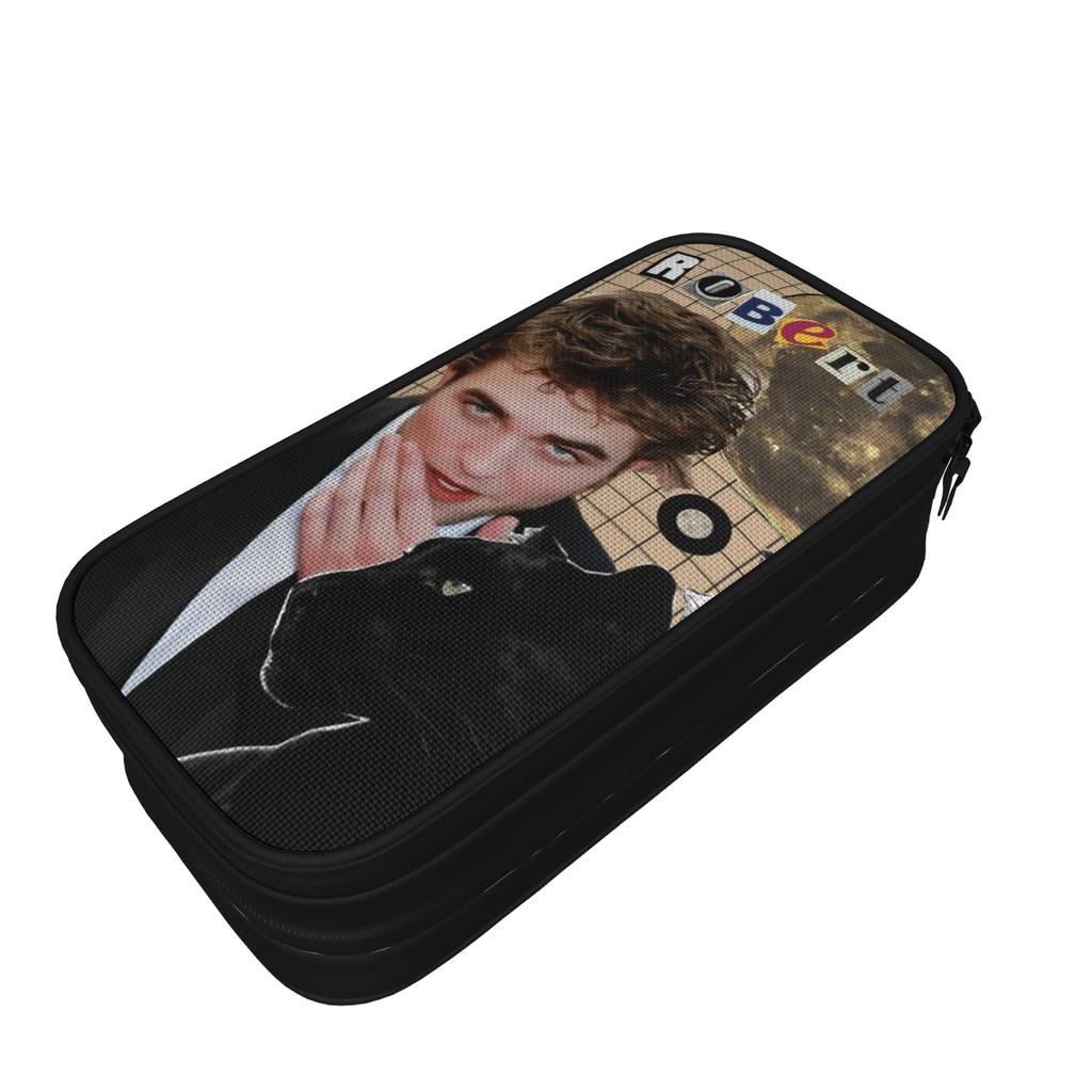 Edwards Cullen Pencil Case Double Layer Large Capacity Kids Pencil Box Suprise Gift