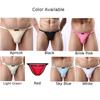 1*Sexy pánské ultra tenké kalhotky tanga bikini s nízkým vzestupem spodní prádlo kalhotky G-string
