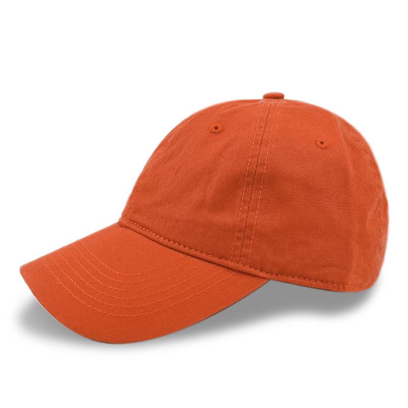 New Soft Top High Quality Washing Baseball Cap Korean Version Solid Color Breathable Sun Protection Cap High-end Old Baseball Cap