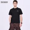 Mark Fairwhale Men's Back Embroidered Round Neck Short Sleeve T-shirt