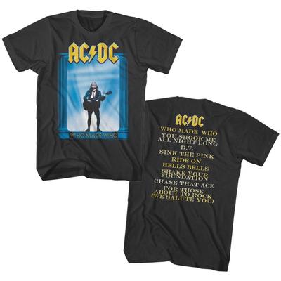 AC/DC Who Made Who Album Smoke Rock and Roll Music Band T-Shirt Unisex T-Shirt