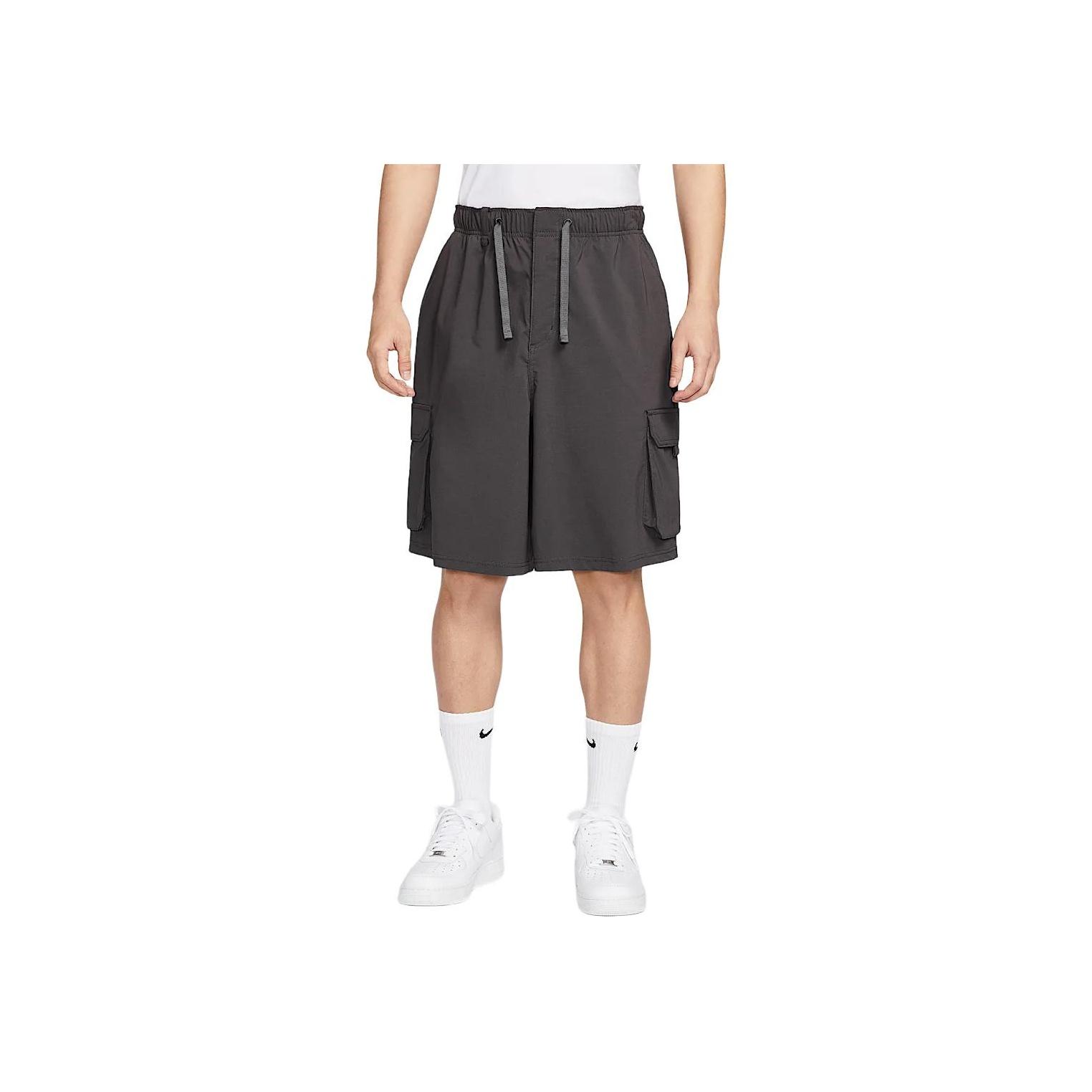 

Nike Dri-Fit Спортивная одежда Kearny Модные Универсальные Быстросохнущие Свободные Шорты-Карго для Скейтборда Мужские шорты Средне-серый Железно-серый IB7552-254 2XL