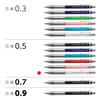 PENTEL Mechanical Pencil PG Clear 10 PG-METAL350, Metal, 0.5mm, White, Pens, PG315-TW