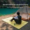 Double Thermal Floor Mat: Egg Nest Honeycomb Foldable Foam Mat for Travel, Motorcycle, Lunch Break & Moisture-Proof Nap, Thickened for Two Persons