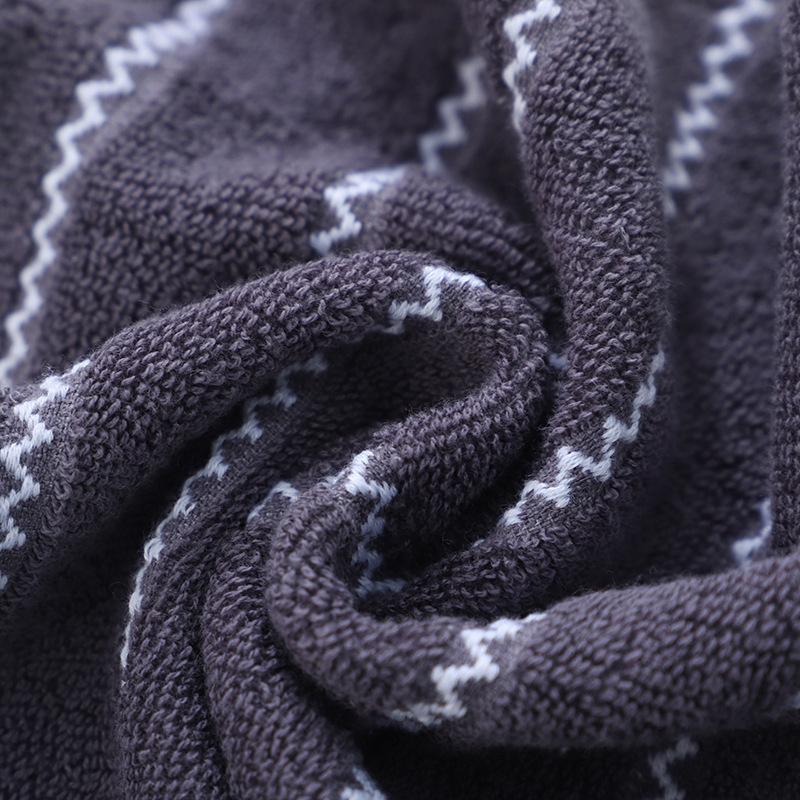 70x140cm pure Cotton Absorbent Large Size bath towelStriped Solid Color Soft Comfortable adult Bathroom Towel Towel Hotel Towel