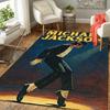 1 Stück Michael Jackson Tanzpose Teppich, Büroteppich Innen Außen Fußmatte, Rutschfest Weich, Wohnzimmer, Weihnachts Halloween Geschenk M92959