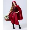 Halloween Little Red Riding Hood Princess Dress 61 Children's Cosplay Masquerade Show Out Costume Girl
