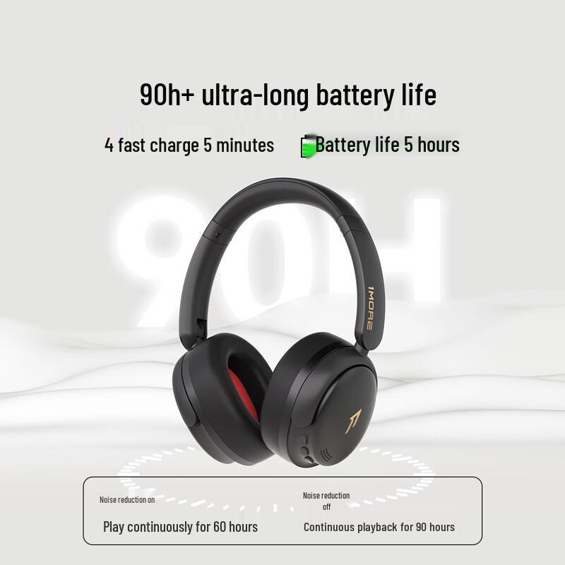 1MORE SonoFlow Bluetooth Hovedtelefoner med Aktiv Støjreduktion