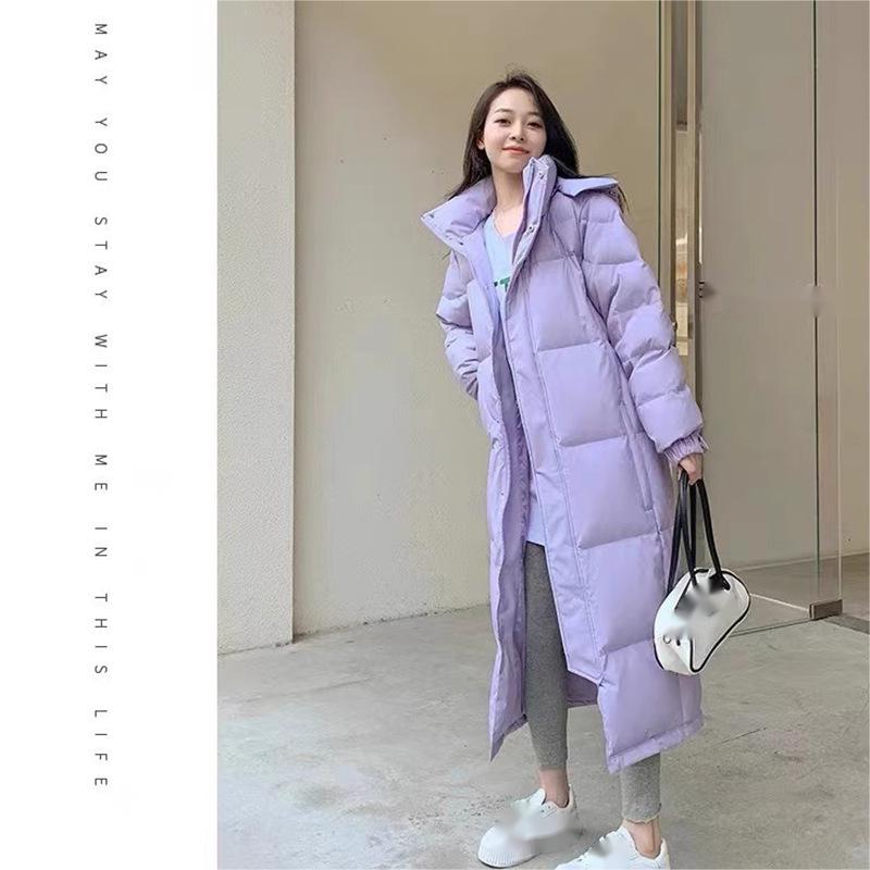 Jacheta De Toamna Si Iarna De Dama Lung Puf Tinuta De Iarna Cuplu Jacheta Ingroasa Supradimensionata