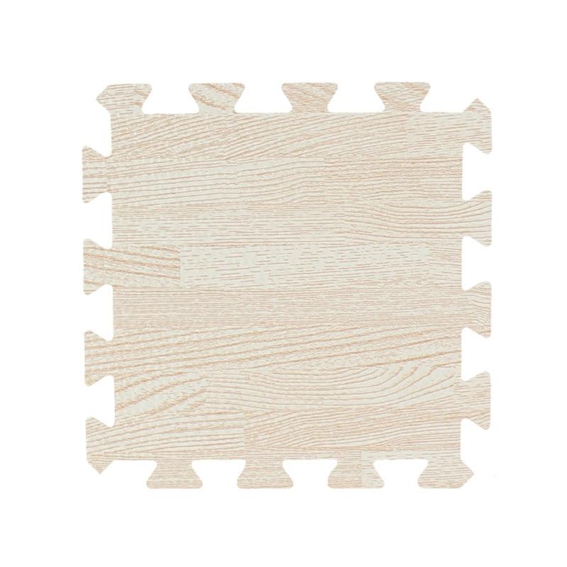 

16Pcs Soft Wood Grain Foam Interlocking Floor Mat 30x30cm Splicing Protective Floor Rug for Bedroom Livingroom Home Decor Carpet 30x30cm белый