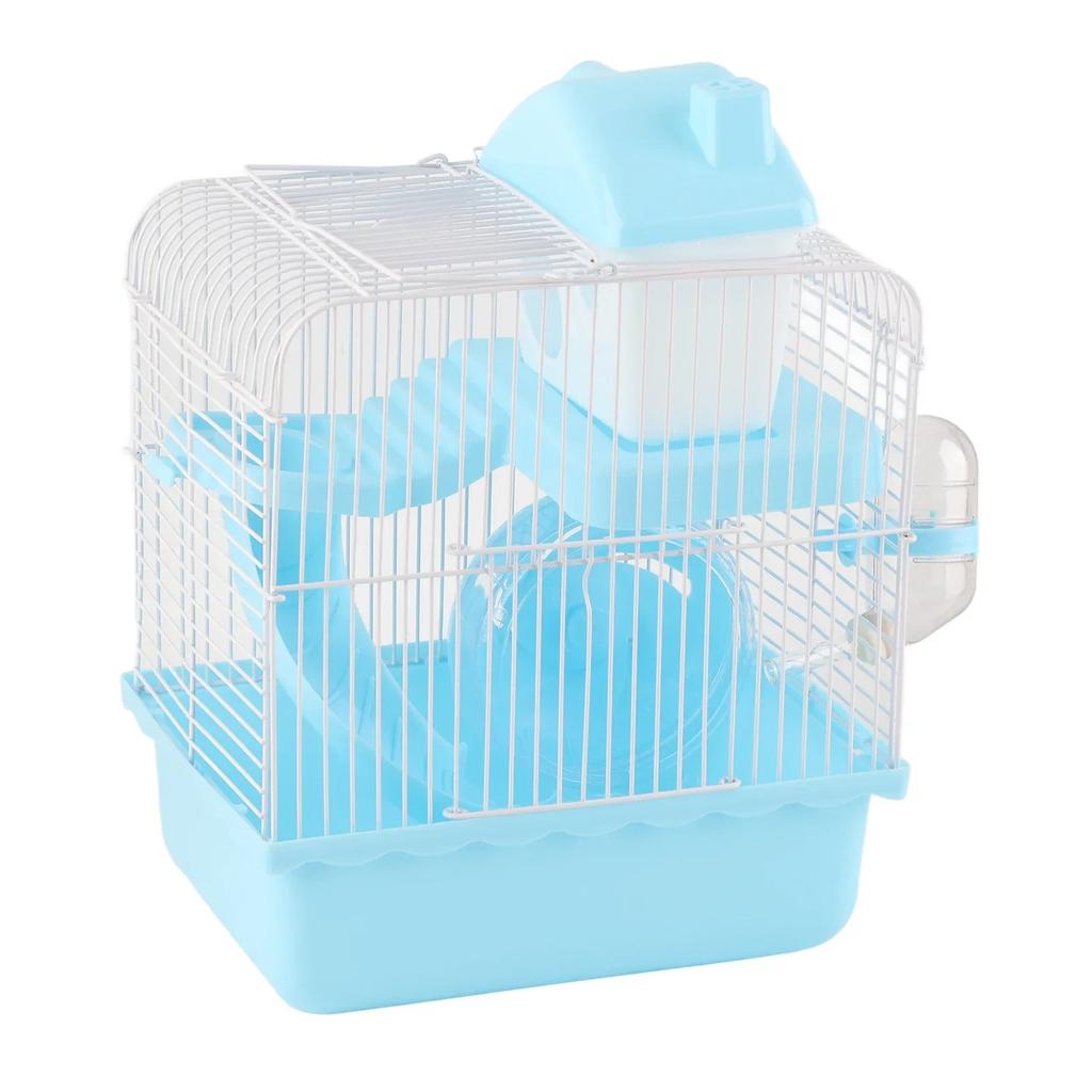 2 Tier Hamster Cage Large Space High Chassis Design Hamster Habitat Cage For Pet Hamster Small Animals