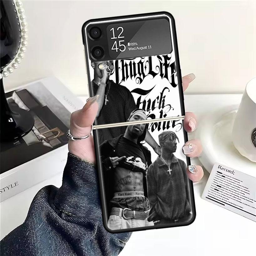 

Rapper 2pac Singer Tupac Cases For Samsung Galaxy Z Flip 4 5 6 7 3 Z Flip7 Flip6 Flip4 Flip5 Flip3 5G Hard Shockproof Fundas Cov Samsung Z Flip 7
