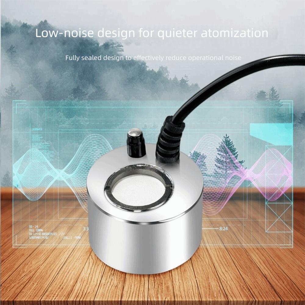 Colorful Light Landscape Mist Maker Ultrasonic Atomizing Head Nebulizer Ultrasonic Fogger Indoor Landscaping Pond Decor