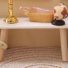 Furniture Model Table Nice-looking Realistic Wood Dollhouse Coffee Small Table Leisure Mini Model for 1/12 Doll House