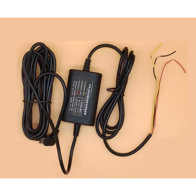 Pasens Dash Cam Voltage Reducer Power Cable 24-Hour Parking Monitoring Cable Fuse Box Power Supply