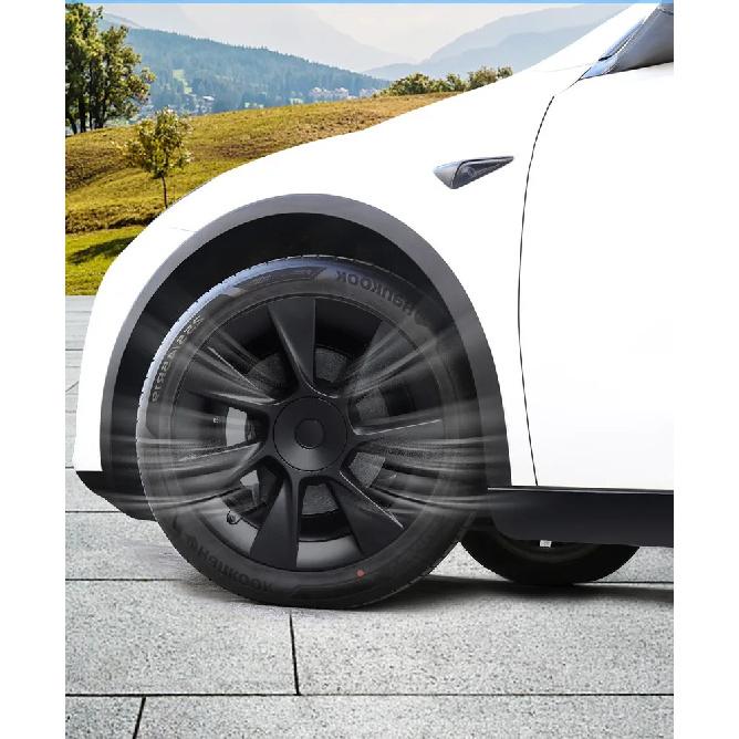 4PCS Wheel Caps for Tesla Model Y 2018-2024 Automobile Replacement 19 Inch Hubcap Performance Hub Cap Full Rim Cover Accessories