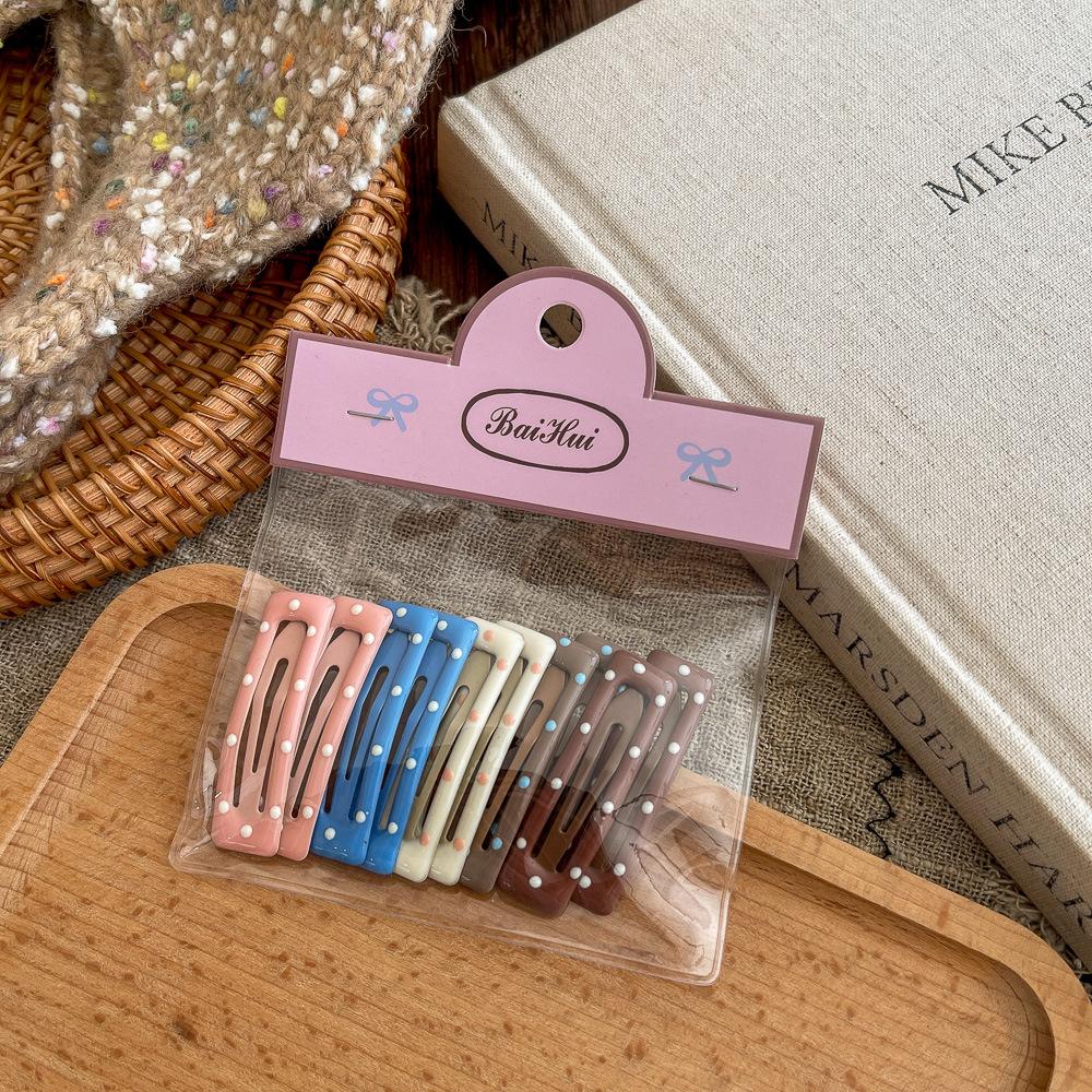 10 stücke Neue Koreanische Haarnadeln für Kinder Mädchen Milch Tee Farbe Prinzessin Haarspangen Bang Seite Clip Kleines Mädchen Haar zubehör