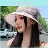 Spring Summer Cotton Sun Hat For Moms With Wide Brim And Breathable Design For Outdoor Activities
