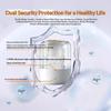 Desktop Tabletop Humidifier Ultra Silent Operation Dual Nozzles Air Diffuser for Bedroom Nursery Living Room