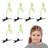 DECHOUS Set of Bean Sprout Hair Bean Sprout Style Hair Soft PE Metal Stylish Headbands and Hat Accessories Women's 10-Piece Clips, Ornaments,