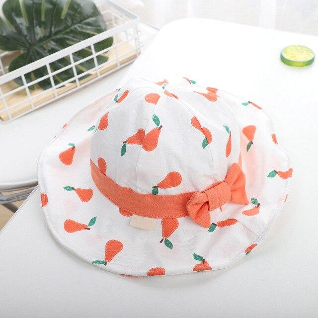 Buy Cute Bows Baby Bucket Hat Fruit Printed Summer Kids Girl Sun Hat Soft Cotton Breathable Adjustable Children Beach Cap At Affordable Prices Free Shipping Real Reviews With Photos Joom