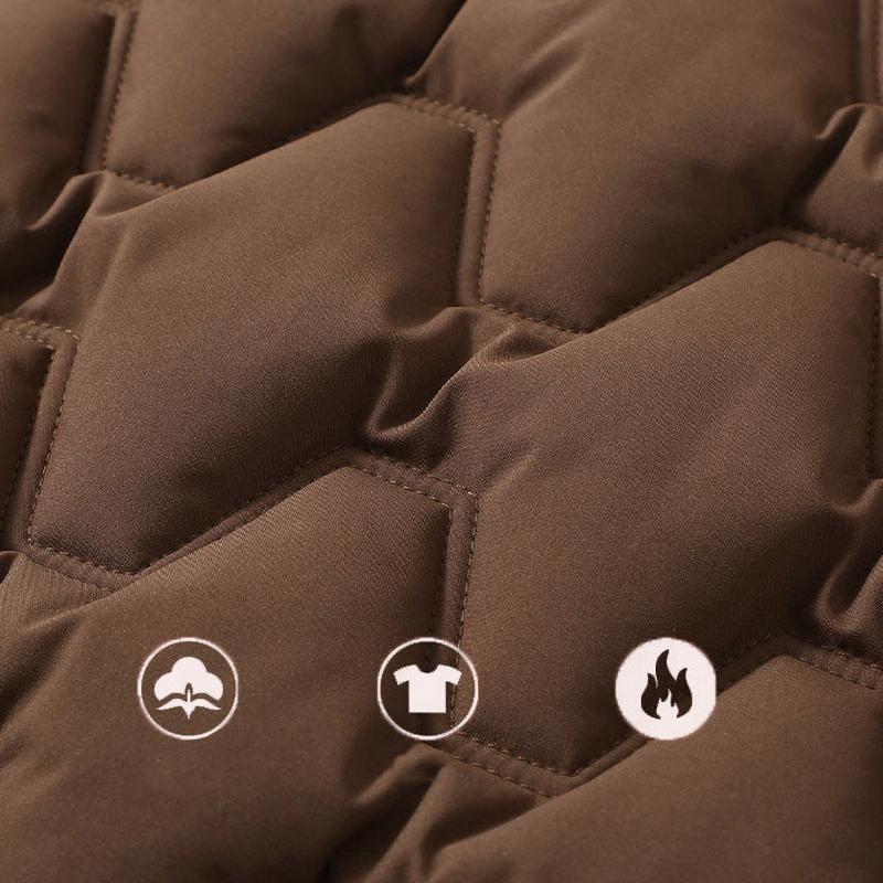 Mode Winter Lange Parka's Dames Dons Gewatteerde Jas Afneembare Mouw Jassen Verdikken Warme Overjas Capuchon Bovenkleding