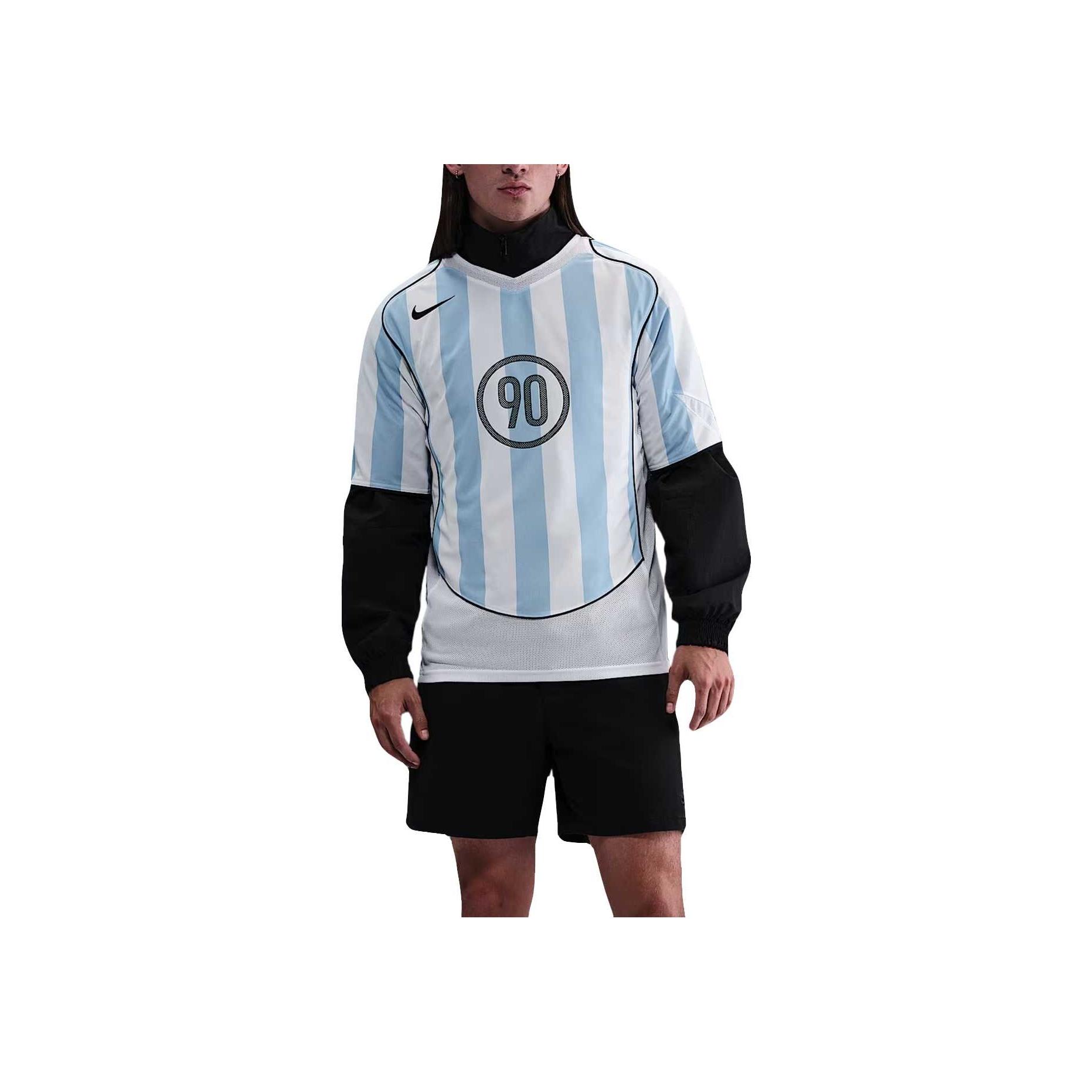 Nike Total 90 Dri-Fit Comfortable Versatile Trendy Short Sleeve Soccer Jersey Men tops IB4214-422 M