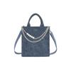 New Lee Fabric Tote Handbag, Shoulder Bag, Crossbody Bag Medium Women's Blue Gray LE220052M-900