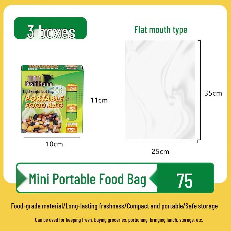 Bosshi Home Thickened Pull-out Fresh-keeping & Shopping Bags