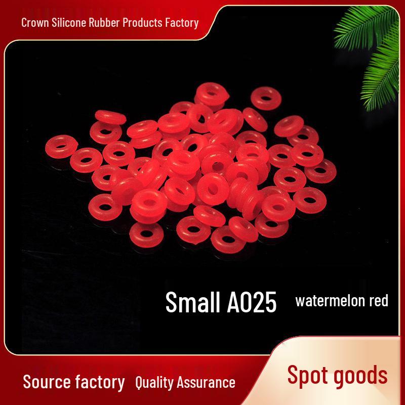 50-Piece Jade Silicone Spacer Rings for Bracelets, Chains, and Necklaces