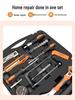 Ruide Household Tool Set: Complete Maintenance Kit with Screwdrivers, Pliers, and More.