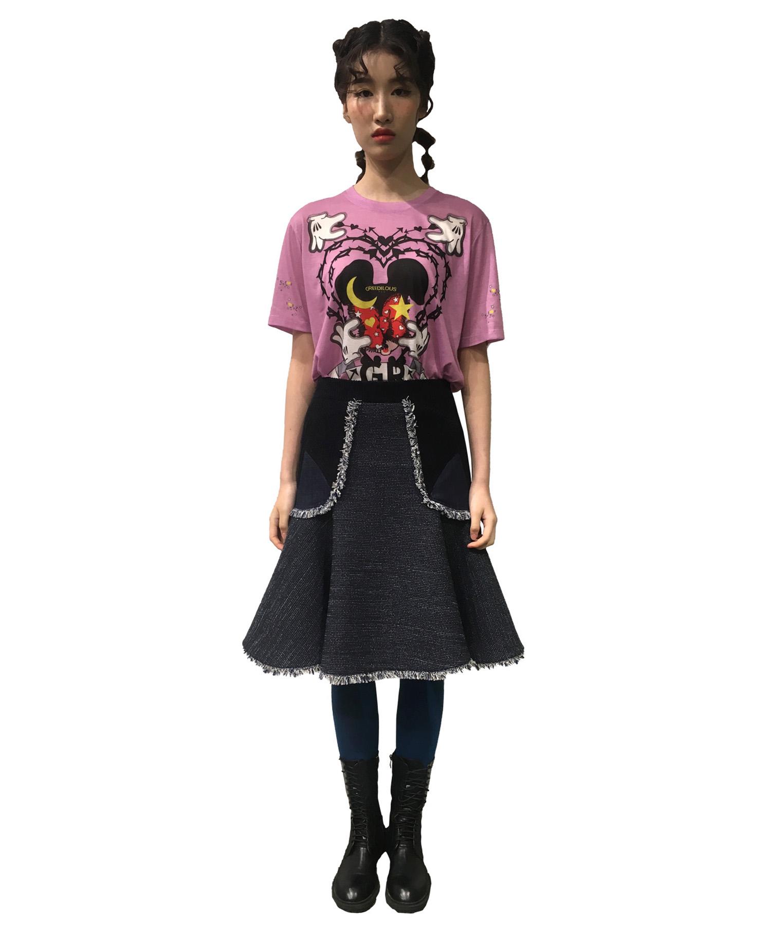 Greedius Pink One-Point T-Shirt Pink/L(40)