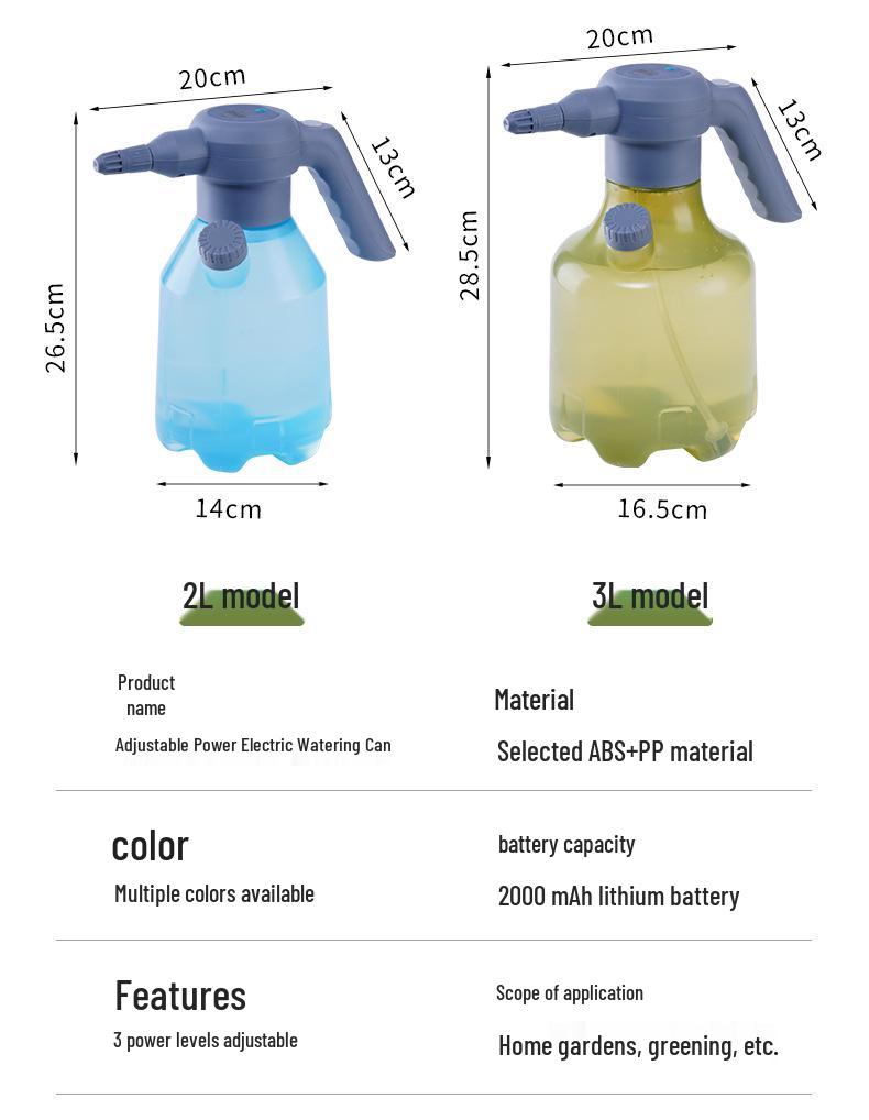 Electric Gardening Sprayer: Multipurpose Watering & Disinfection Can for Household Use