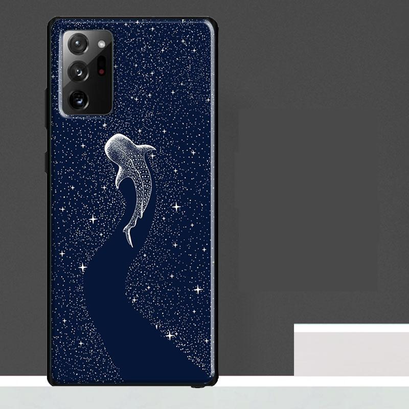 

Starry Orca Whale Shark Case For Samsung Galaxy S24 Ultra S23 S22 S21 S25 Ultra S9 S10 S20 Plus S25 FE Phone Cover Galaxy S22
