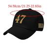 Versatiles Polyester Baseball Hat with Embroidered Lettering Adjustable Closure for Adults Teens