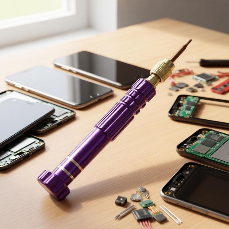 Phone Maintenance Tool 5 In 1 Magnetic Screwdriver Hardened Steel Construction Small Precisions Screwdriver