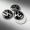 For VW Car Wheel Center Cover Stickers Hub Cap Badge 4Pcs 56/60/65mm For Volkswagen VW R Polo Passat Rline Golf Tiguan Jetta GTI Touran ES1