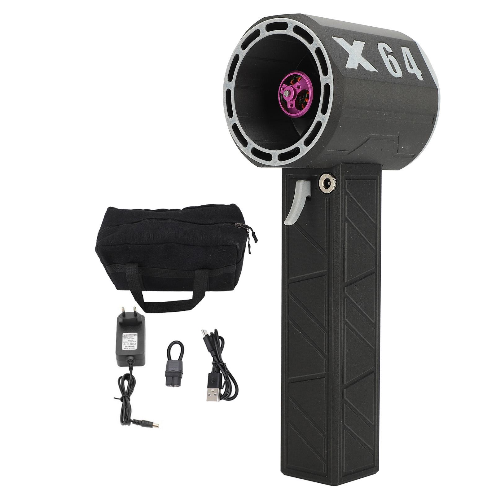 

Суперреактивный вентилятор мощный ветер 64 мм воздуховод 8000 мАч эффективный турбовентилятор для автомобиля на открытом воздухе дома белый/чёрный