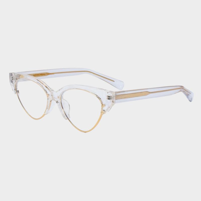 LOOKING4U The Classic Z1017 C2 Clear Acetate Horn-Rimmed Glasses