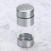 Stainless Steel Seasoning Jar Salt Pepper Spice Seasoning Pot Bottle Tank for Home Kitchen
