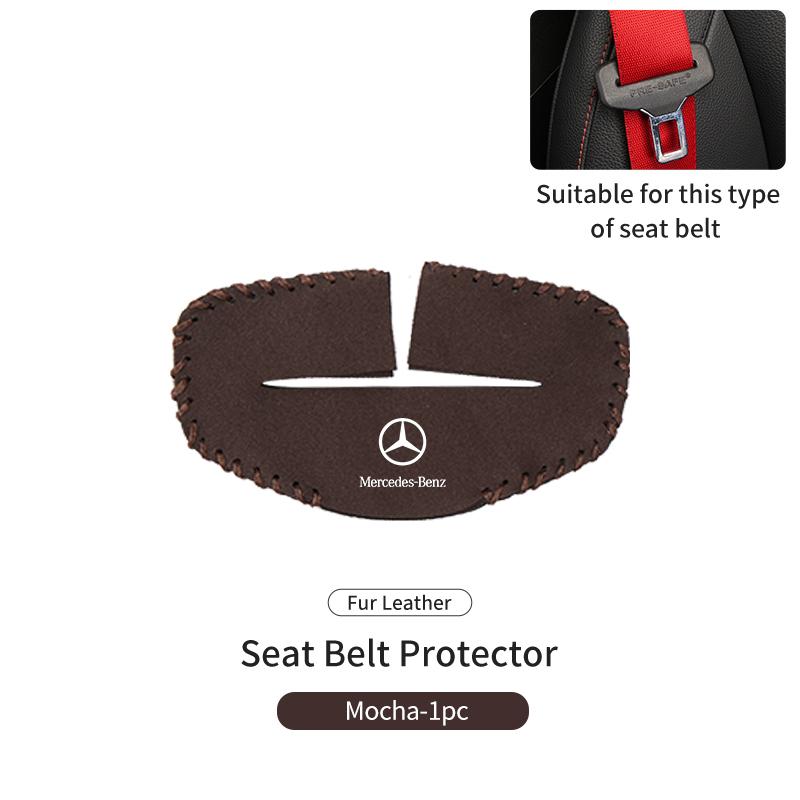 Car Seat Belt Anti Scratch Buckle Protector Cover Accessories For Mercedes Benz W202 W212 W126 W140 W168 W177 CLS GLE GLC GLS